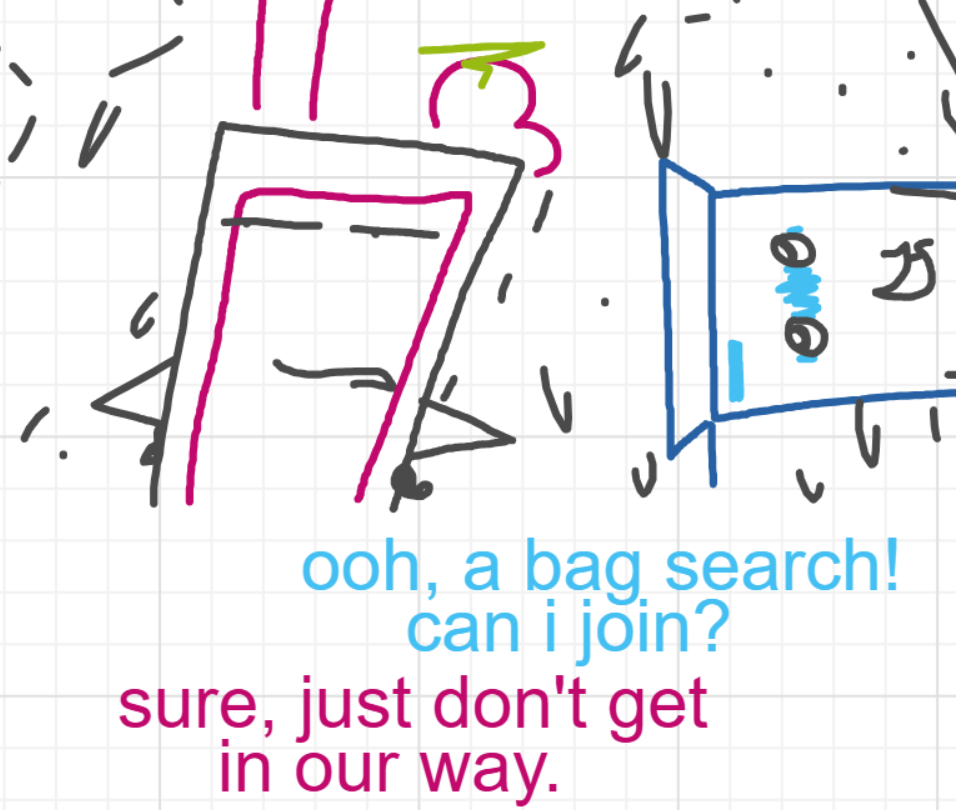 A panel from I've Been Everywhere, Man, episode nine of the Board Boards object show by Furretwalk/WalkingFurret.